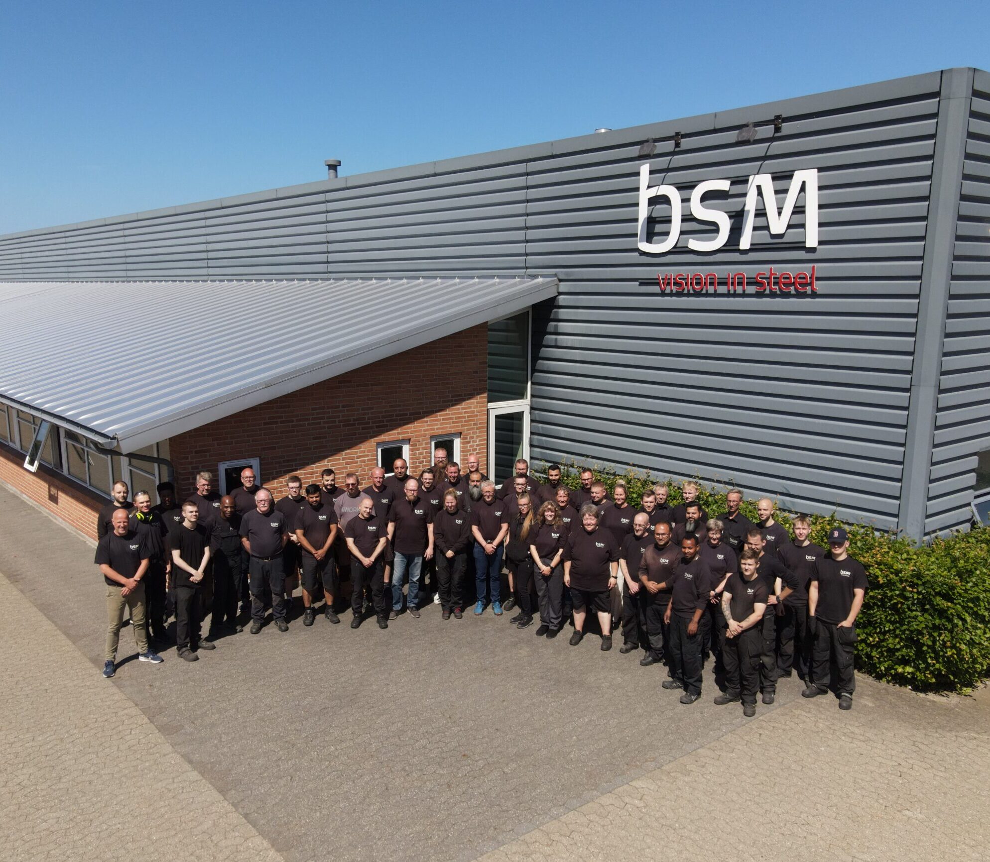 BSM hovedkontor med alle medarbejderne