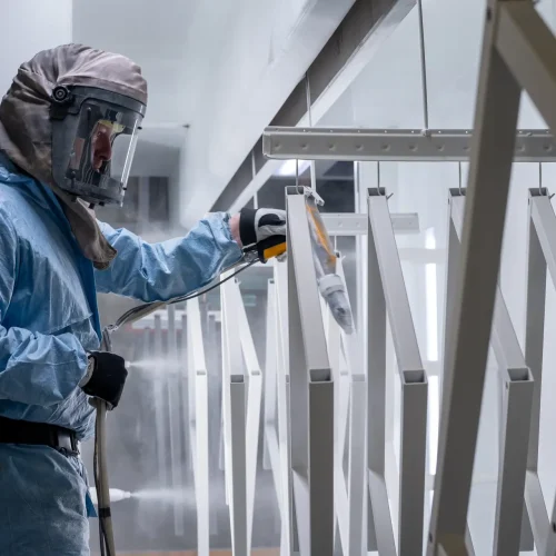 Pulverlakering BSM slider 7