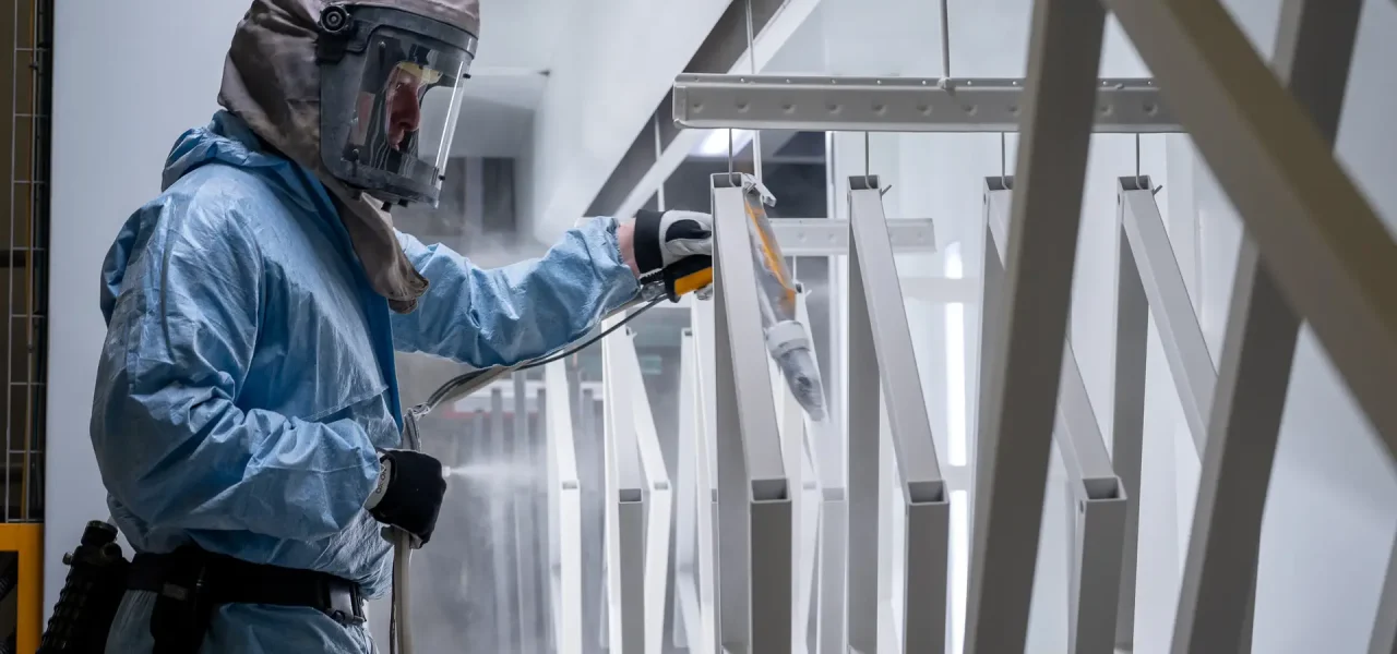 Pulverlakering BSM slider 7